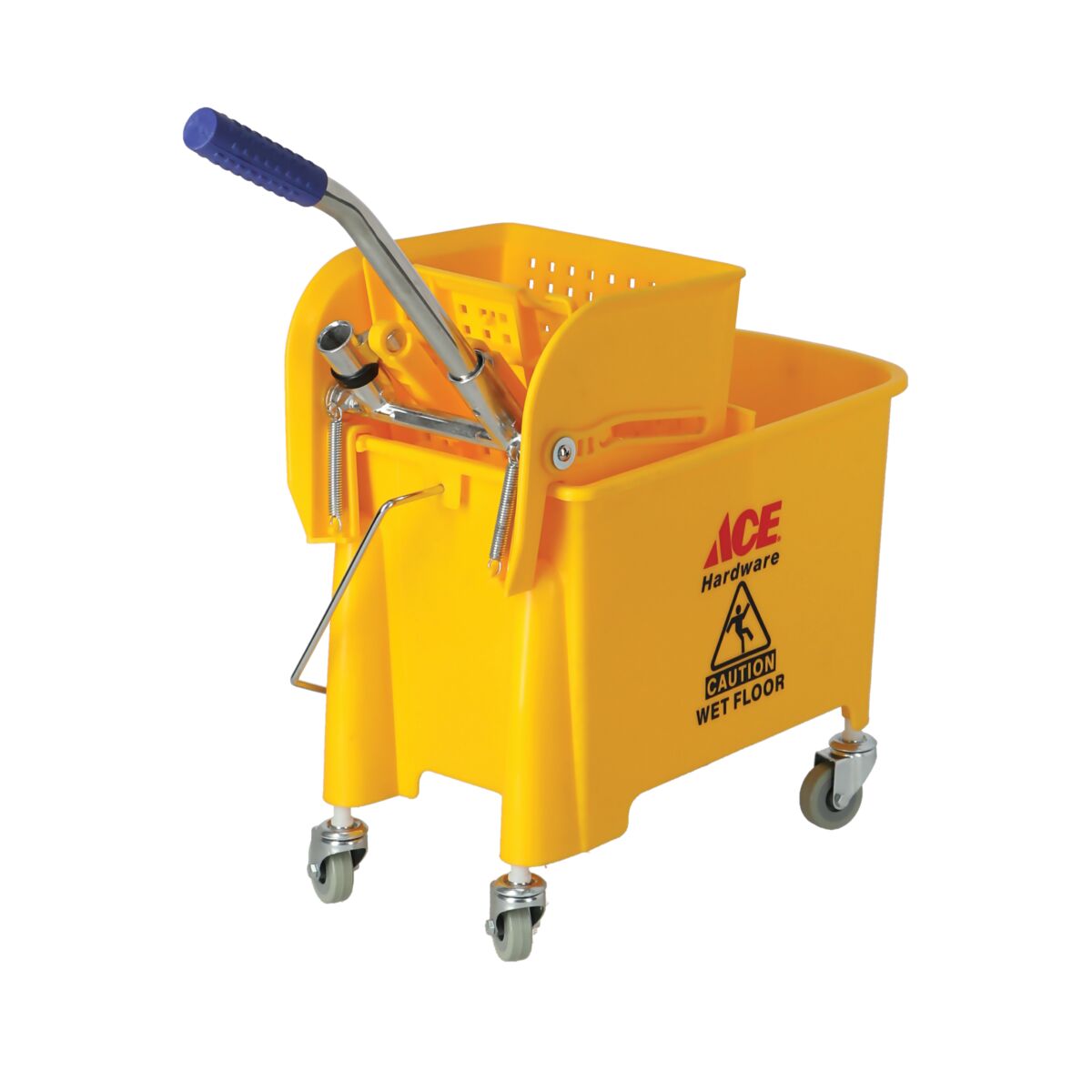 MOP WRINGER W/BUCKET 21QT YELLOW ACE ACE All Brands SACO Store